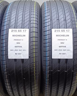 4 GOMME 215 65 17 MICHELIN RIF3847