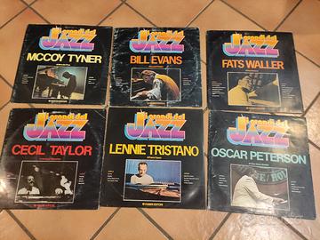 Sei LP dischi "I grandi del jazz" Fabbri Editore 