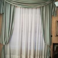 Tende con bastone e mantovana