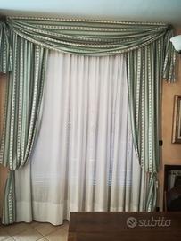 Tende con bastone e mantovana