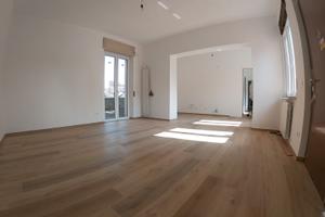 Trilocale con 2 bagni, box e giardino privato