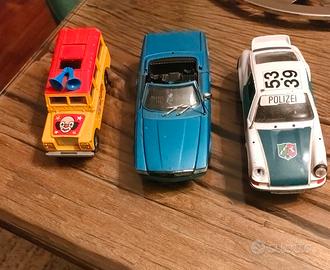 3 modellini vintage Polistil 1:25 e Corgi Toys
