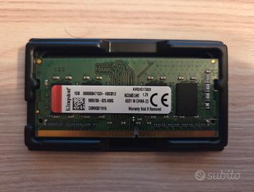 Ram DDR4 2400 8GB - Kingston KVR24S17S8/8