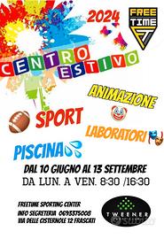 Iscrizioni al CENTRO ESTIVO FreeTime Sporting Club