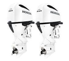 PROMO SU ULTIMA COPPIA HONDA MARINE  BF225D WHITE