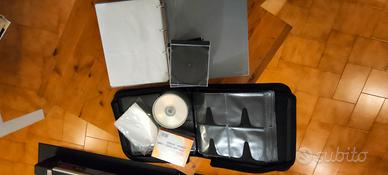 valigetta CD + buste + custodie + CD