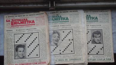 Settimana enigmistica anno 1953