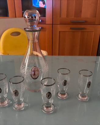 Servizio da digestivo e liquore vintage