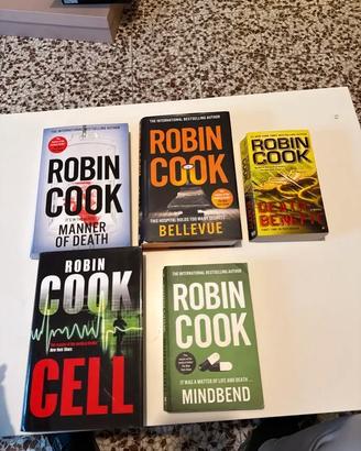 5 libri in inglese di Robin Cook ENG