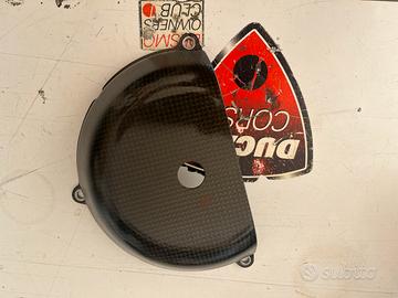 cover carbonio  ducati e cappellotto valvole