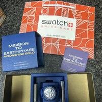 Omega Swatch Earthphase Moonshine Gold