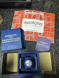 Omega Swatch Earthphase Moonshine Gold