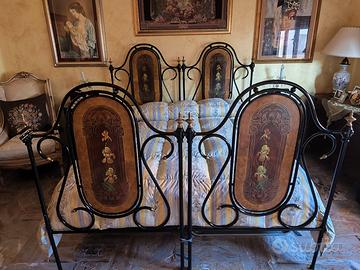 Letti singoli in ferro battuto