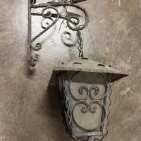 Lampada da esterno in ferro battuto