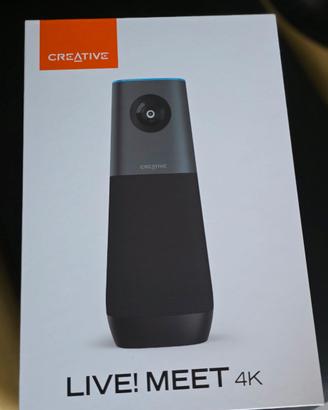 Webcam per conferenze 4K UHD Creative Live Meet