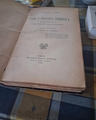 libro del 1906 fiabe e filosofia primitiva di Clod
