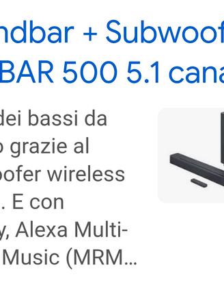 JBL sound bar 500 
