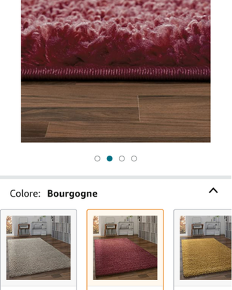 Tappeto bordeaux