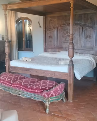 letto a baldacchino