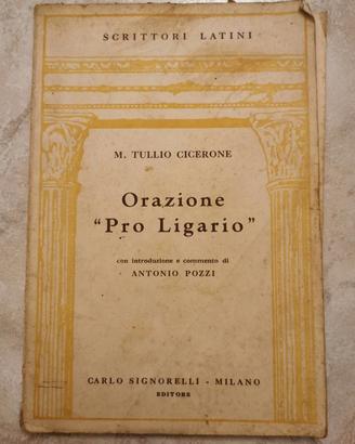 Pro Ligario, Cicerone, traduzione dal latino 1949
