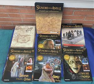 28 fascicoli il Signore degli Anelli modelli racc.