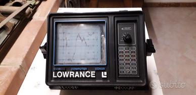 Ecoscandaglio lowrance vintage