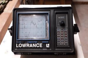 Ecoscandaglio lowrance vintage