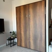 Letto a scomparsa matrimoniale salvaspazio