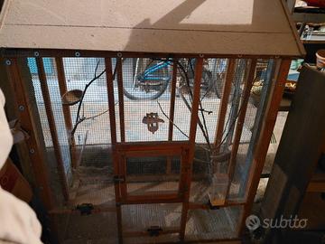 voliera artigianale