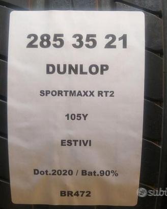 2 gomme 285 35 21 dunlop br472