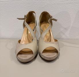 Scarpe con tacco beige Nacrèe