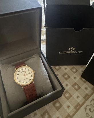 Orologio Lorenz Quartz da uomo con cassa in oro