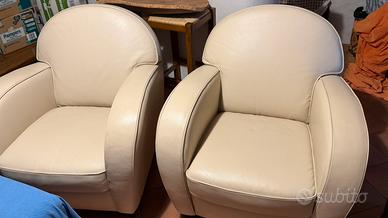 Poltrone in pelle by Natuzzi