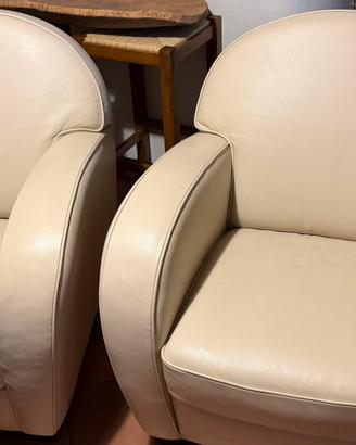 Poltrone in pelle by Natuzzi