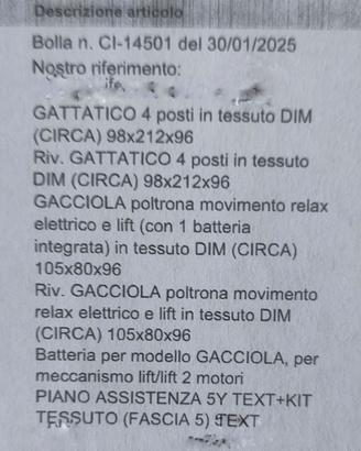 DIVANO E POLTRONA