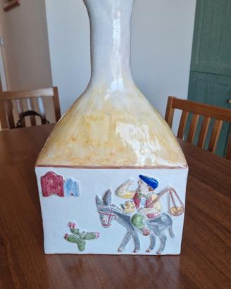 Vaso portafiori o centrotavola ceramica artistica