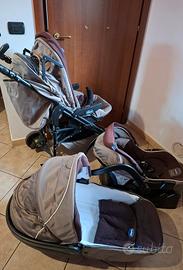Trio chicco, seggiolone auto e passeggino leggero