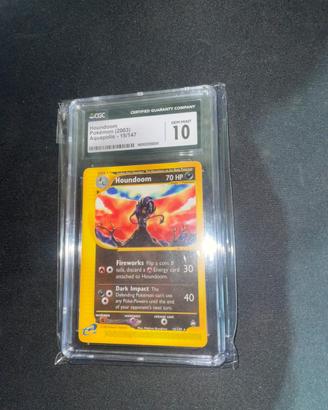 Pokemon CGC Houndoom Aquapolis 10