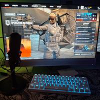 bundle monitor+microfono+tastiera+muose