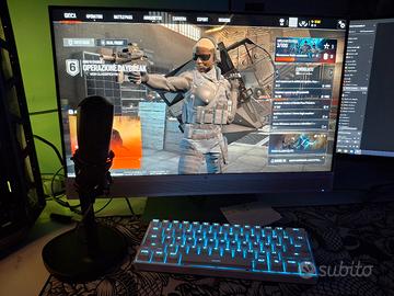 bundle monitor+microfono+tastiera+muose