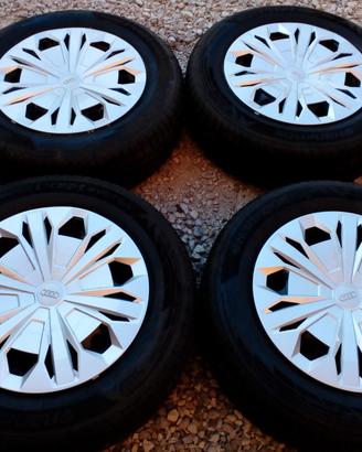 CERCHI E GOMME TERMICHE 17 ORIGINALI AUDI COD:803