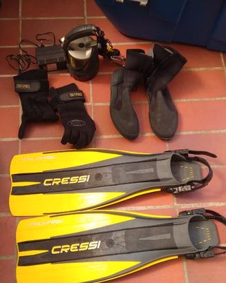 materiale sub completo