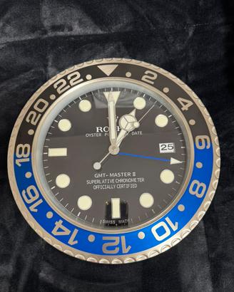 Orologio in acciaio da parete