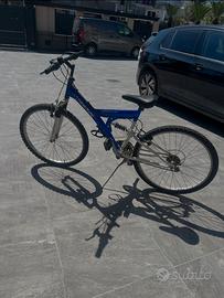 Mountain Bike Blu Misura 24