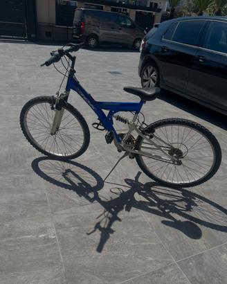 Mountain Bike Blu Misura 24