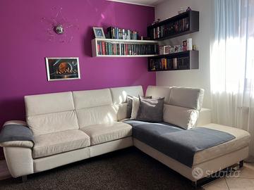 Divano poltrona e sofa eco pelle bianco