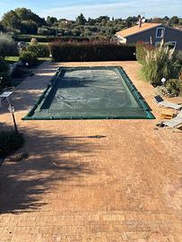 Telo copertura piscina 6x12, Telo in polietilene s