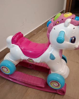 cavallo dondolo baby clementoni unicorno