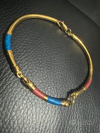 BRACCIALE IN ORO 18 KT 750 BRACCIALETTO ORO GIALLO