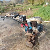 motozappa con carrello trazionato